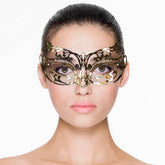 Easytoys Opengewerkt Masker Metaal - Goud - PlayForFun
